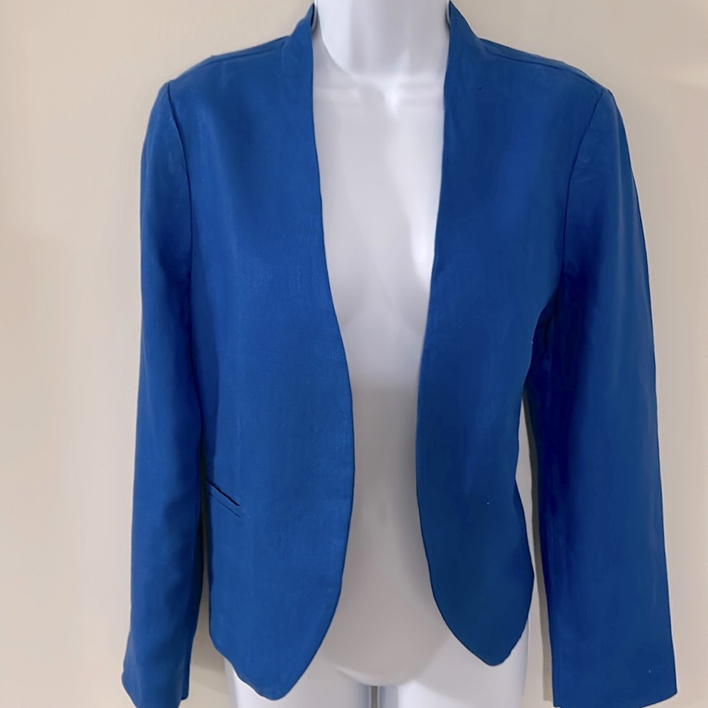LOFT Royal Blue Open Front Blazer
